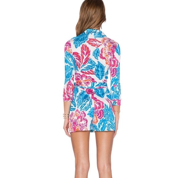 DVF Celeste Floral Romper 14 - Picture 2 of 9